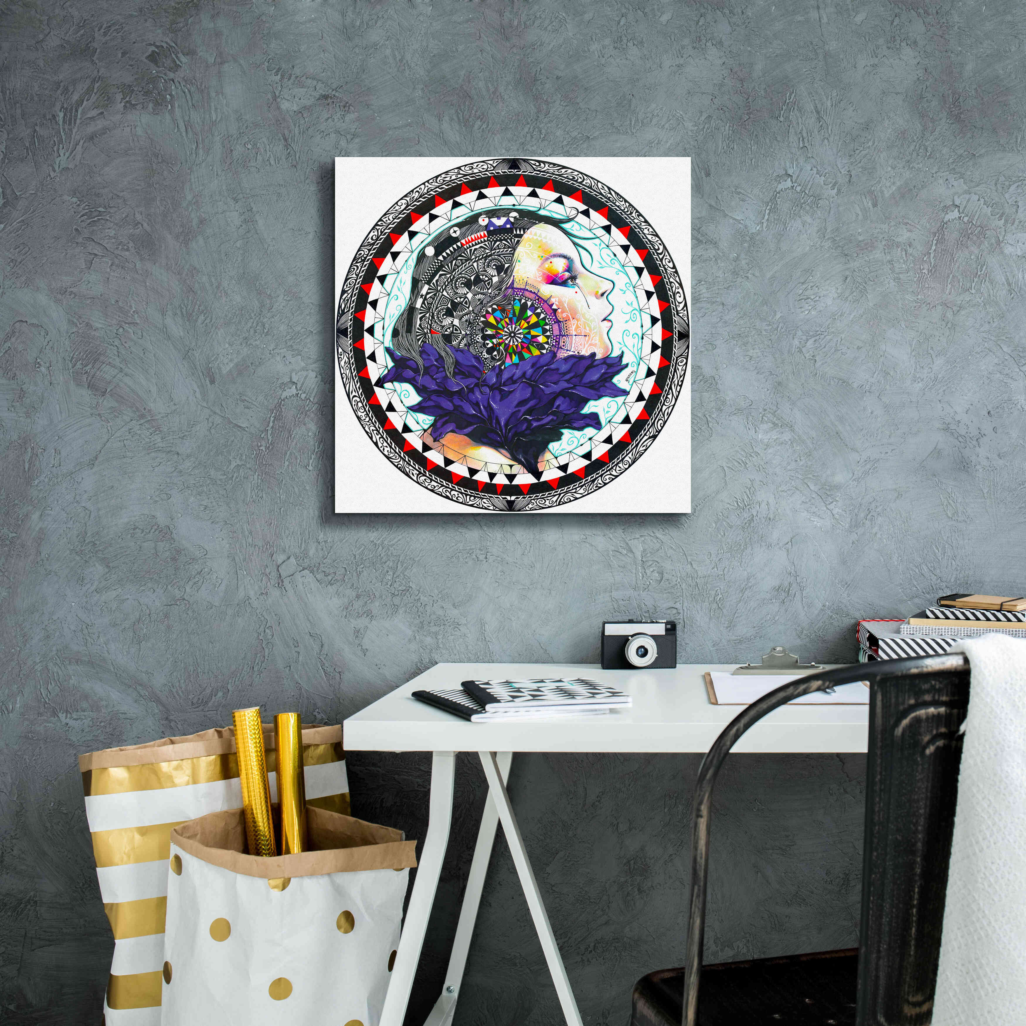 'Taxidermy' by MinJae, Giclee Canvas Wall Art,18 x 18