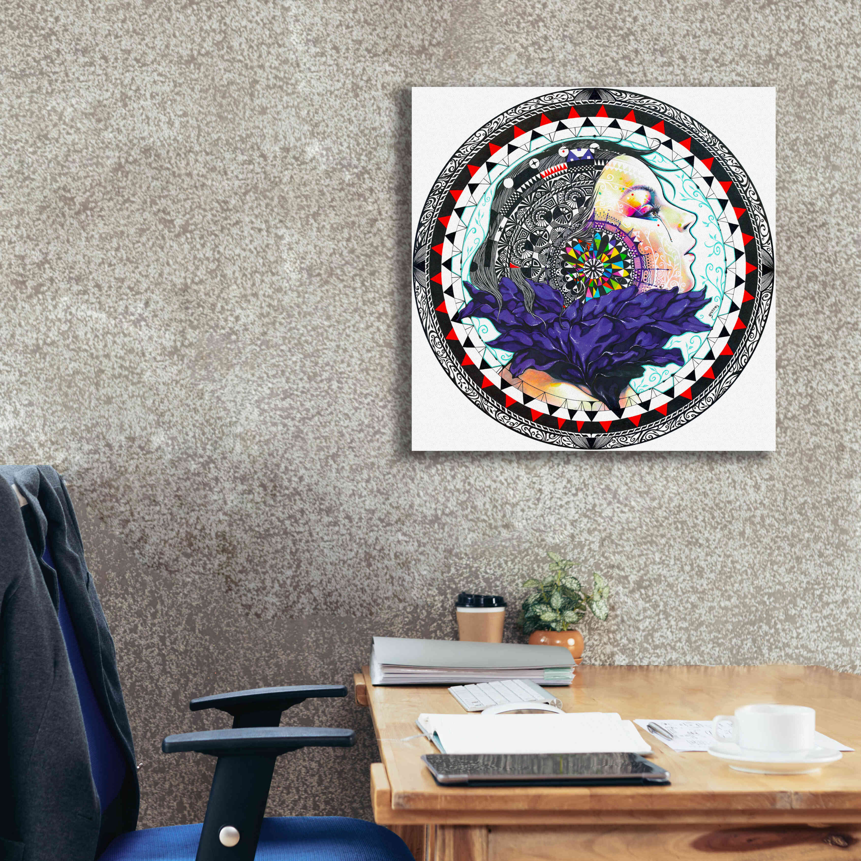 'Taxidermy' by MinJae, Giclee Canvas Wall Art,26 x 26