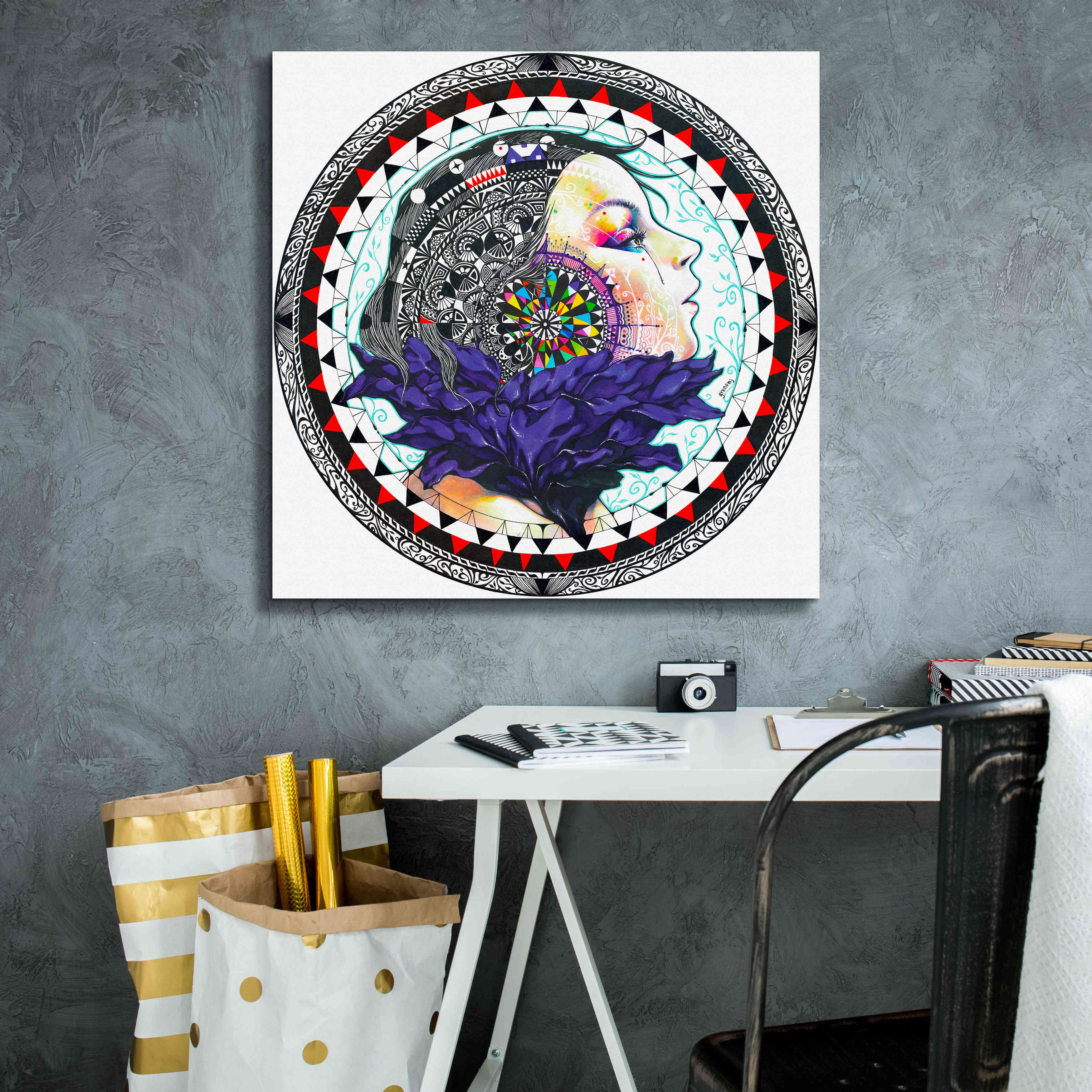 'Taxidermy' by MinJae, Giclee Canvas Wall Art,26 x 26