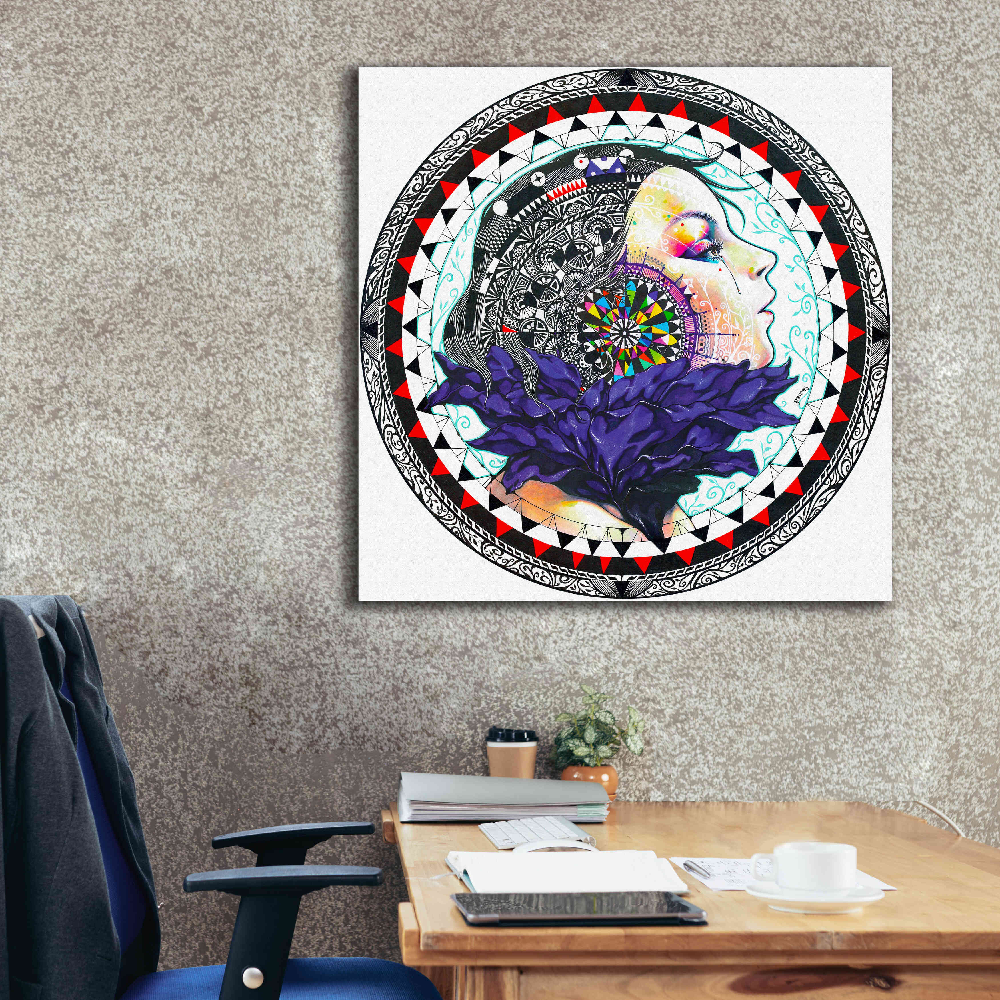 'Taxidermy' by MinJae, Giclee Canvas Wall Art,37 x 37