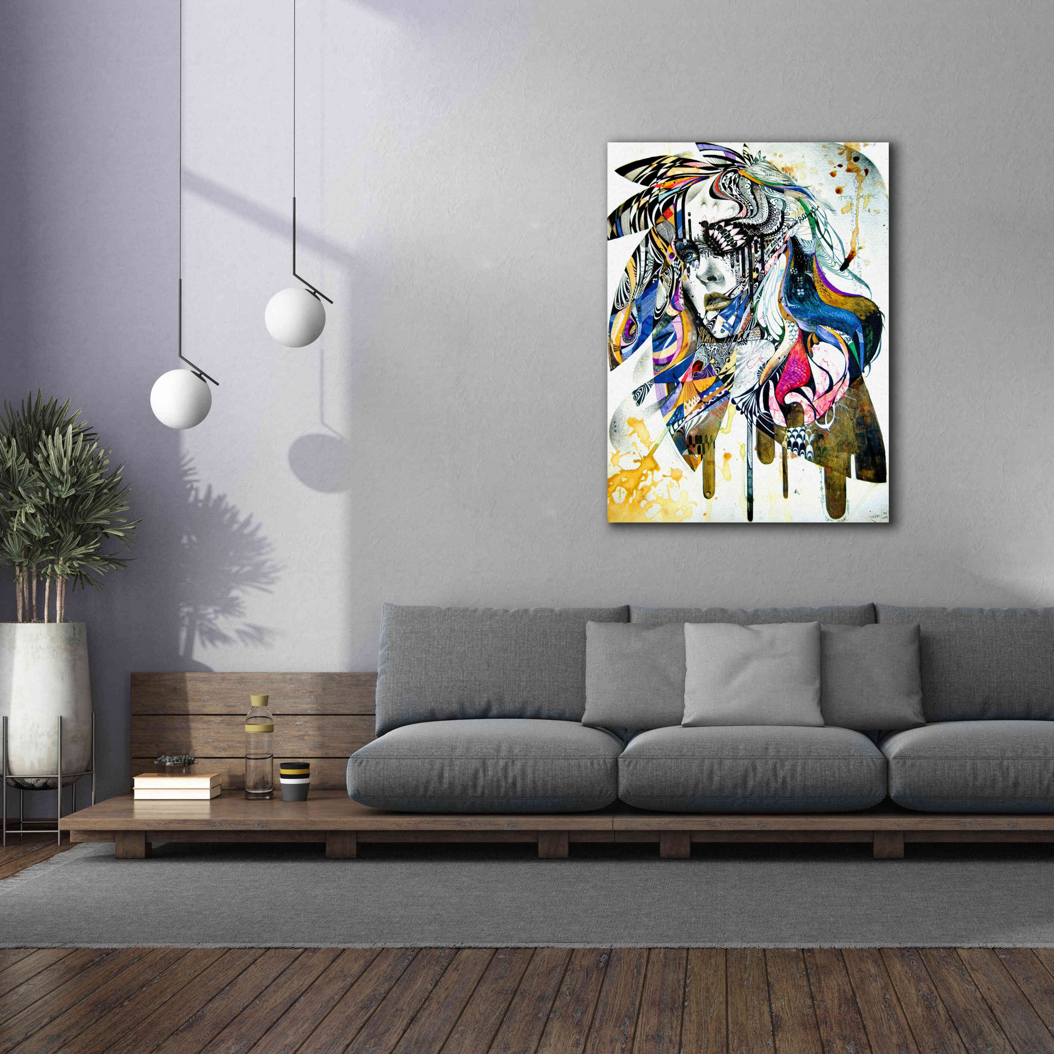 'Reminiscence II' by MinJae, Giclee Canvas Wall Art,40 x 54