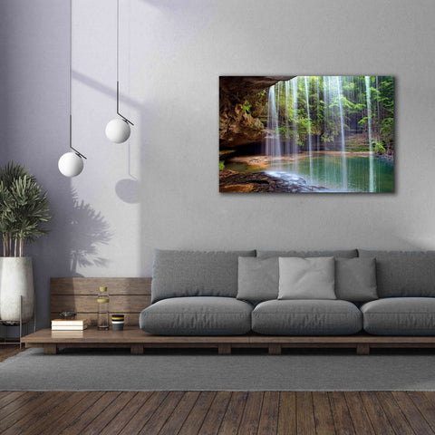 Image of 'Alabama Caney Creek Veil' by Mike Jones, Giclee Canvas Wall Art,60 x 40