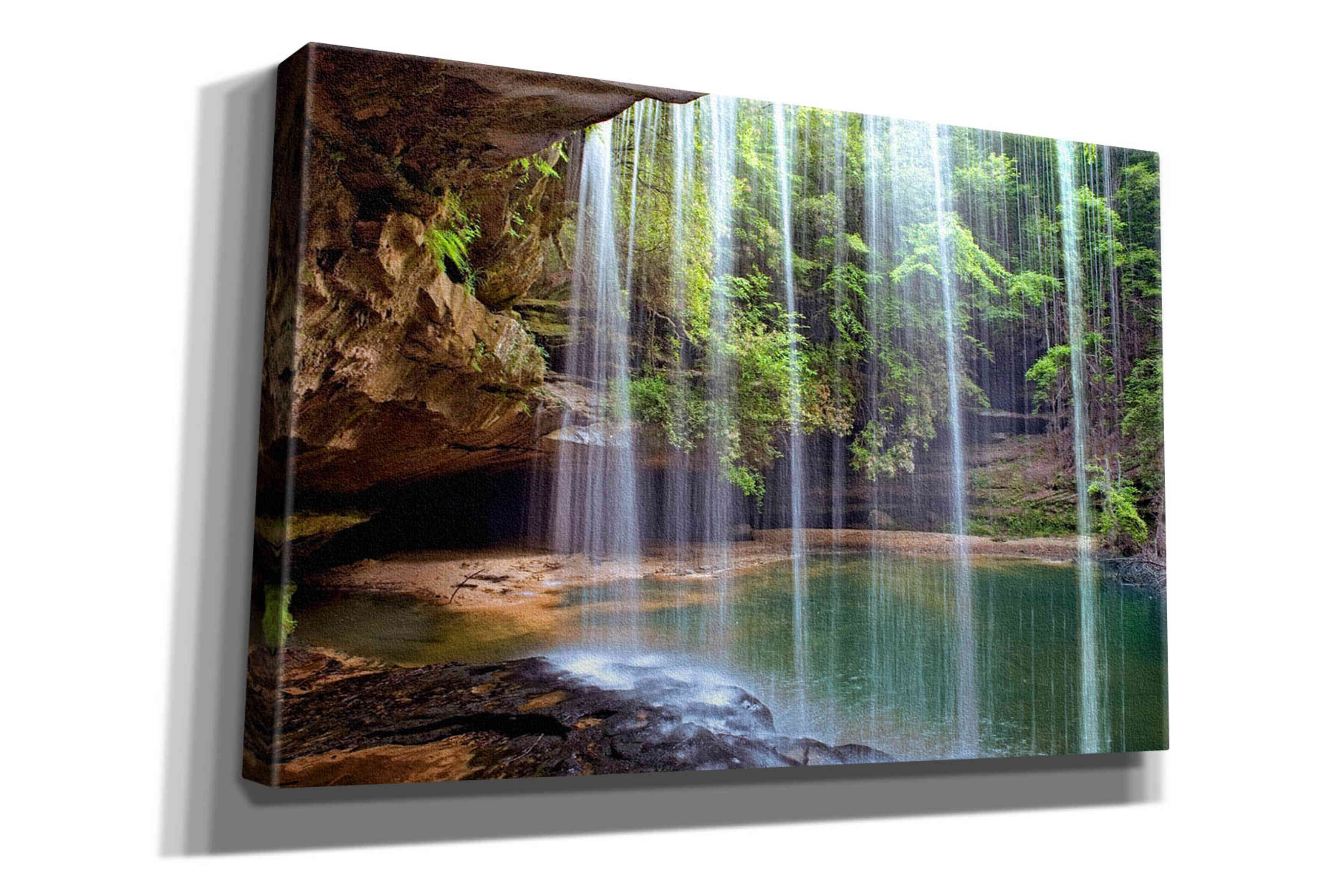 'Alabama Caney Creek Veil' by Mike Jones, Giclee Canvas Wall Art