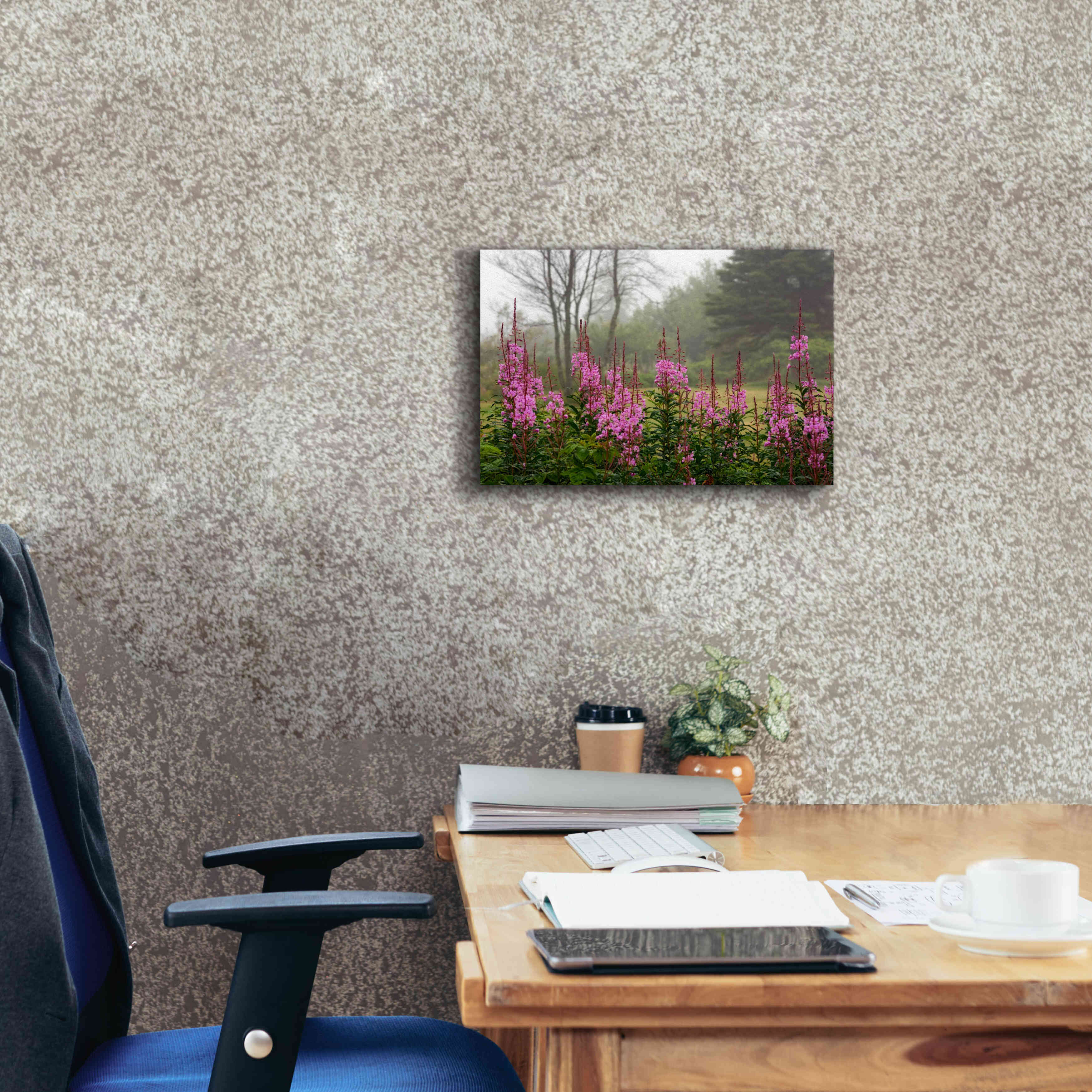 'Campobello Lupine' by Mike Jones, Giclee Canvas Wall Art,18 x 12