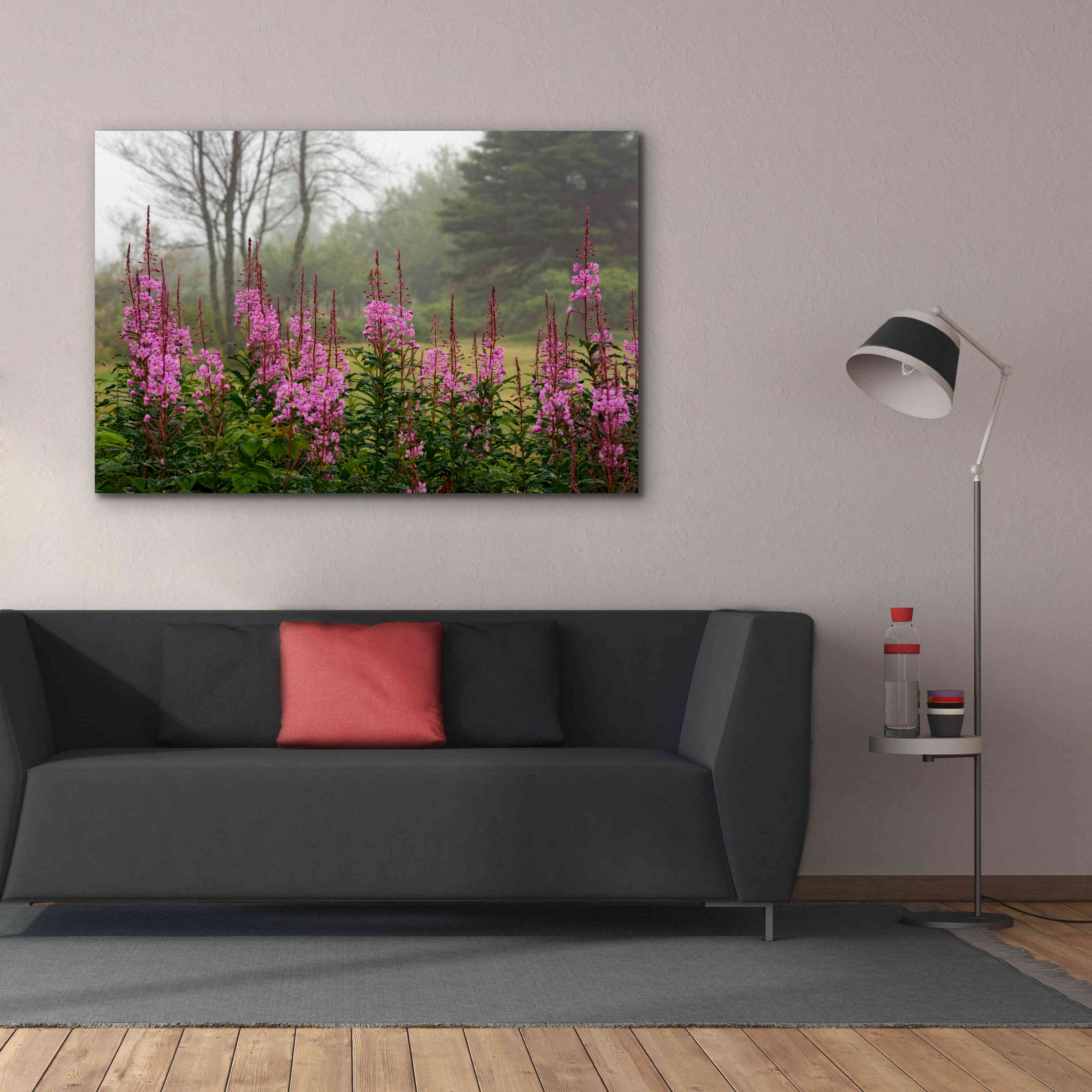 'Campobello Lupine' by Mike Jones, Giclee Canvas Wall Art,60 x 40