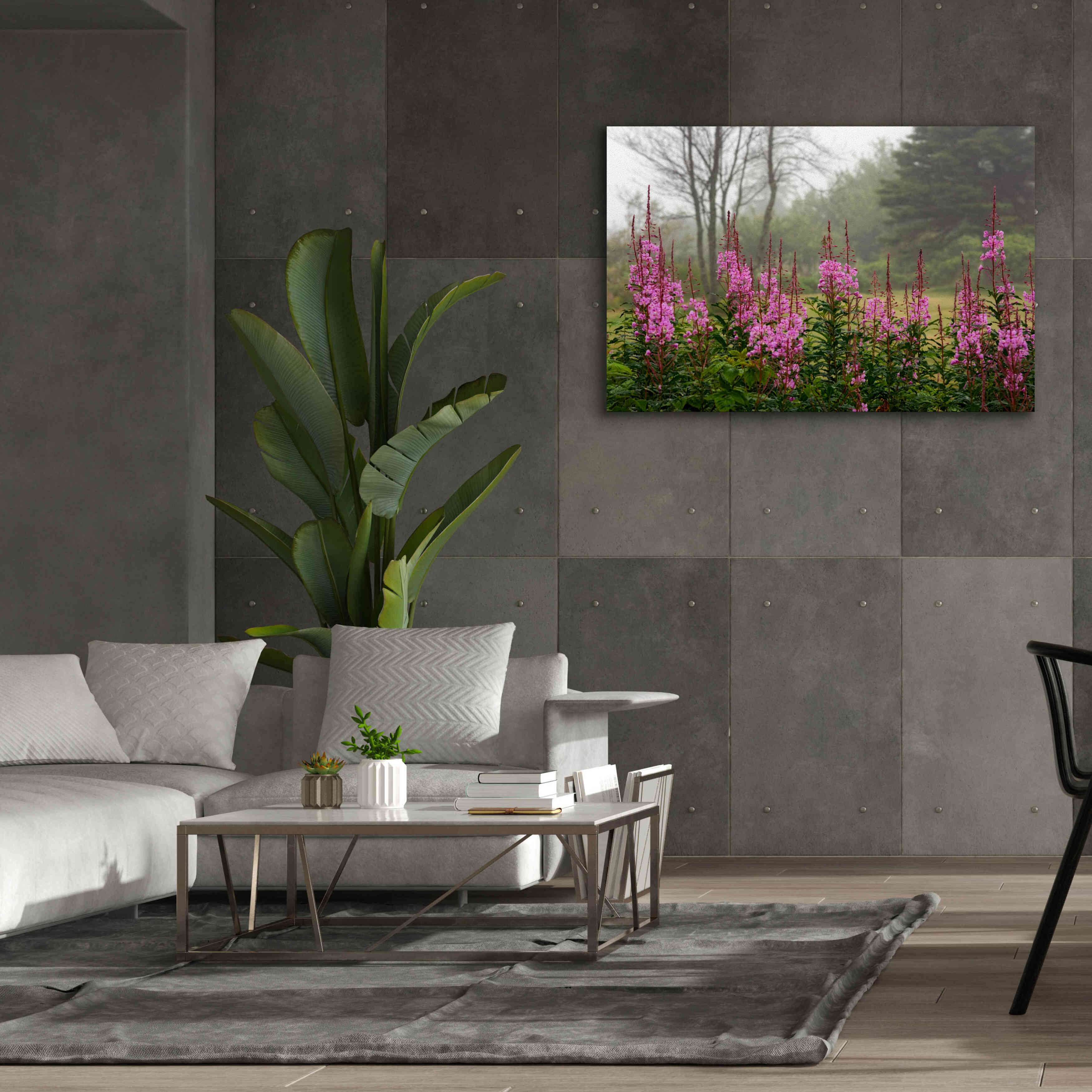 'Campobello Lupine' by Mike Jones, Giclee Canvas Wall Art,60 x 40