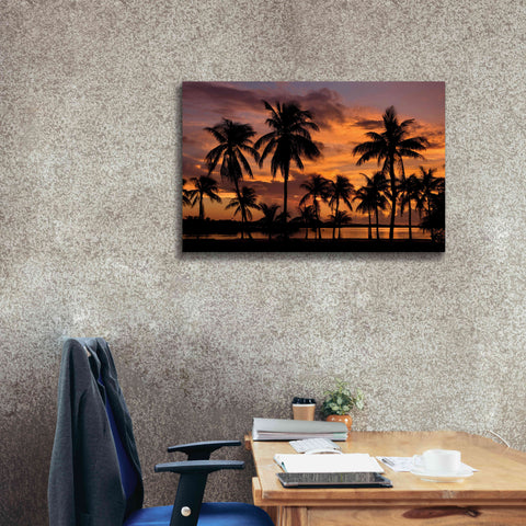 Image of 'Marathon Key Sunset' by Mike Jones, Giclee Canvas Wall Art,40 x 26