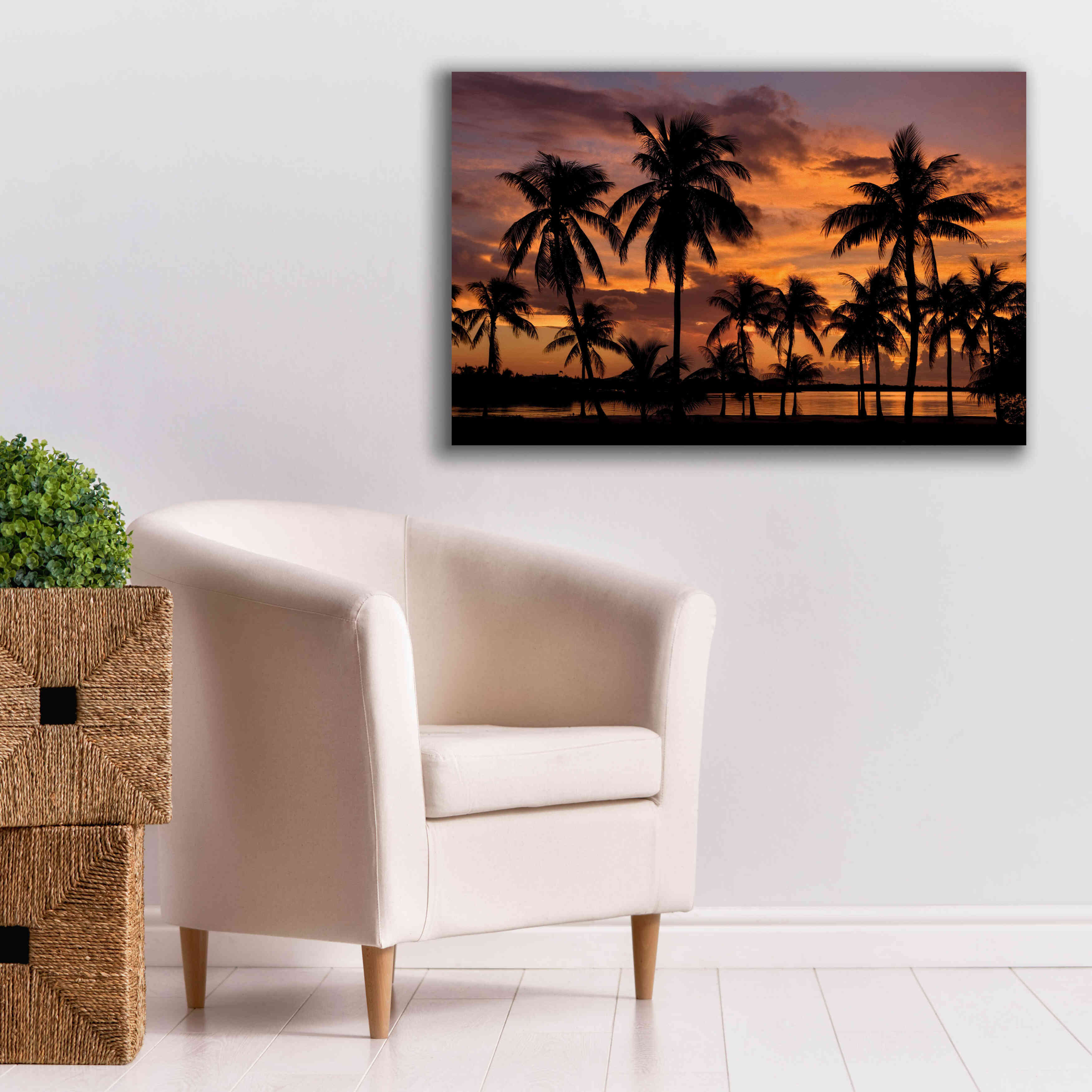 'Marathon Key Sunset' by Mike Jones, Giclee Canvas Wall Art,40 x 26
