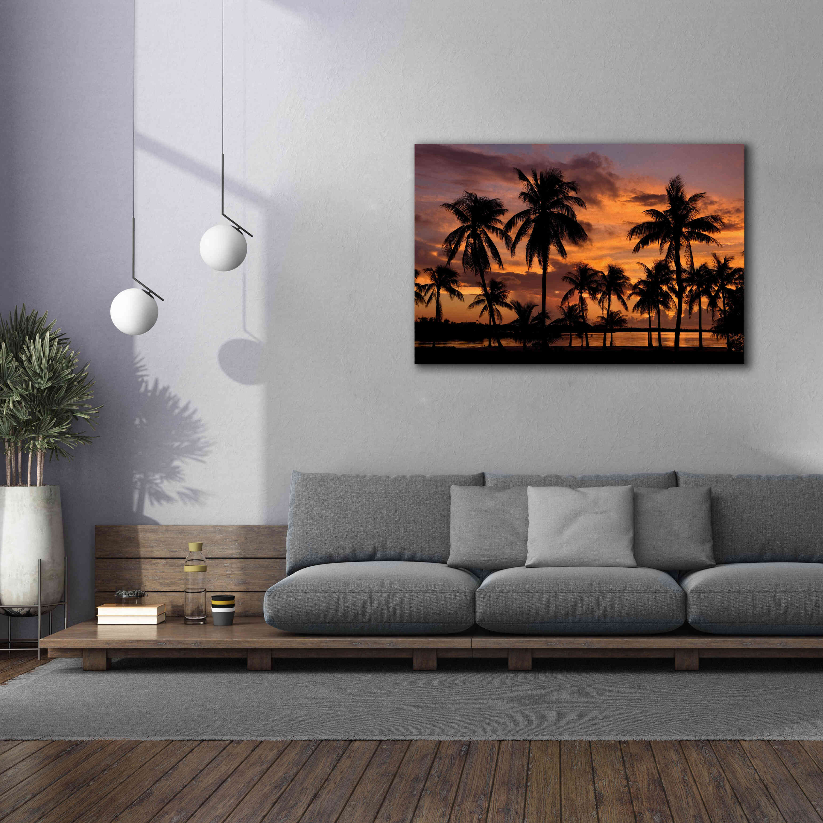'Marathon Key Sunset' by Mike Jones, Giclee Canvas Wall Art,60 x 40