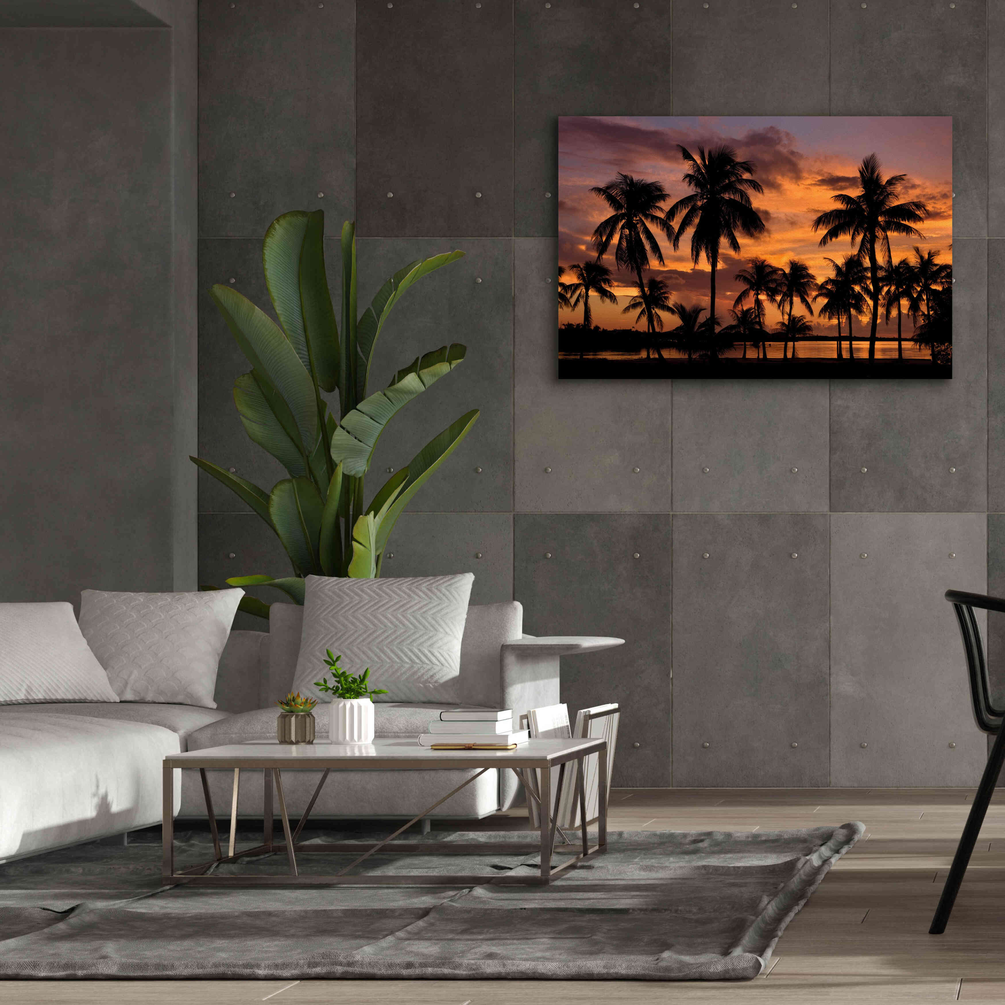 'Marathon Key Sunset' by Mike Jones, Giclee Canvas Wall Art,60 x 40