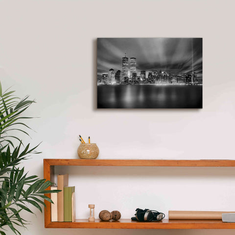 Image of 'NYC WTC Skyline' by Mike Jones, Giclee Canvas Wall Art,18 x 12