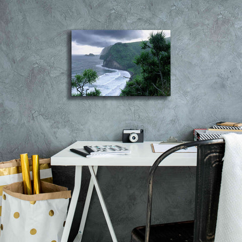 Image of 'Pololu Valley' by Mike Jones, Giclee Canvas Wall Art,18 x 12