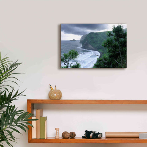 Image of 'Pololu Valley' by Mike Jones, Giclee Canvas Wall Art,18 x 12