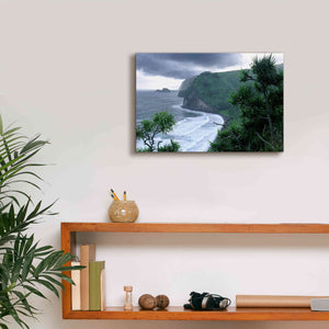 'Pololu Valley' by Mike Jones, Giclee Canvas Wall Art,18 x 12