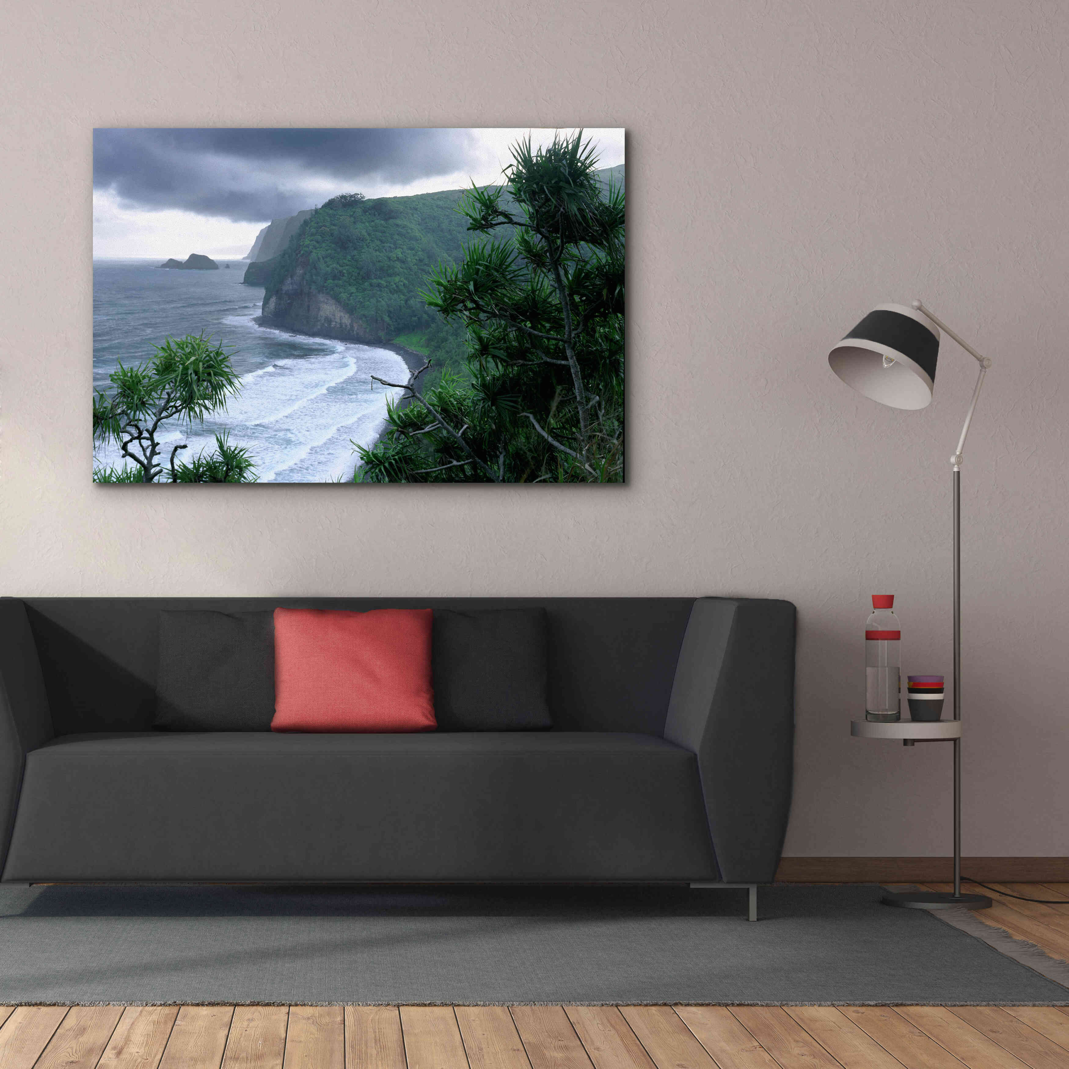 'Pololu Valley' by Mike Jones, Giclee Canvas Wall Art,60 x 40