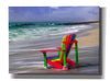 'Rainbow Chair' by Mike Jones, Giclee Canvas Wall Art