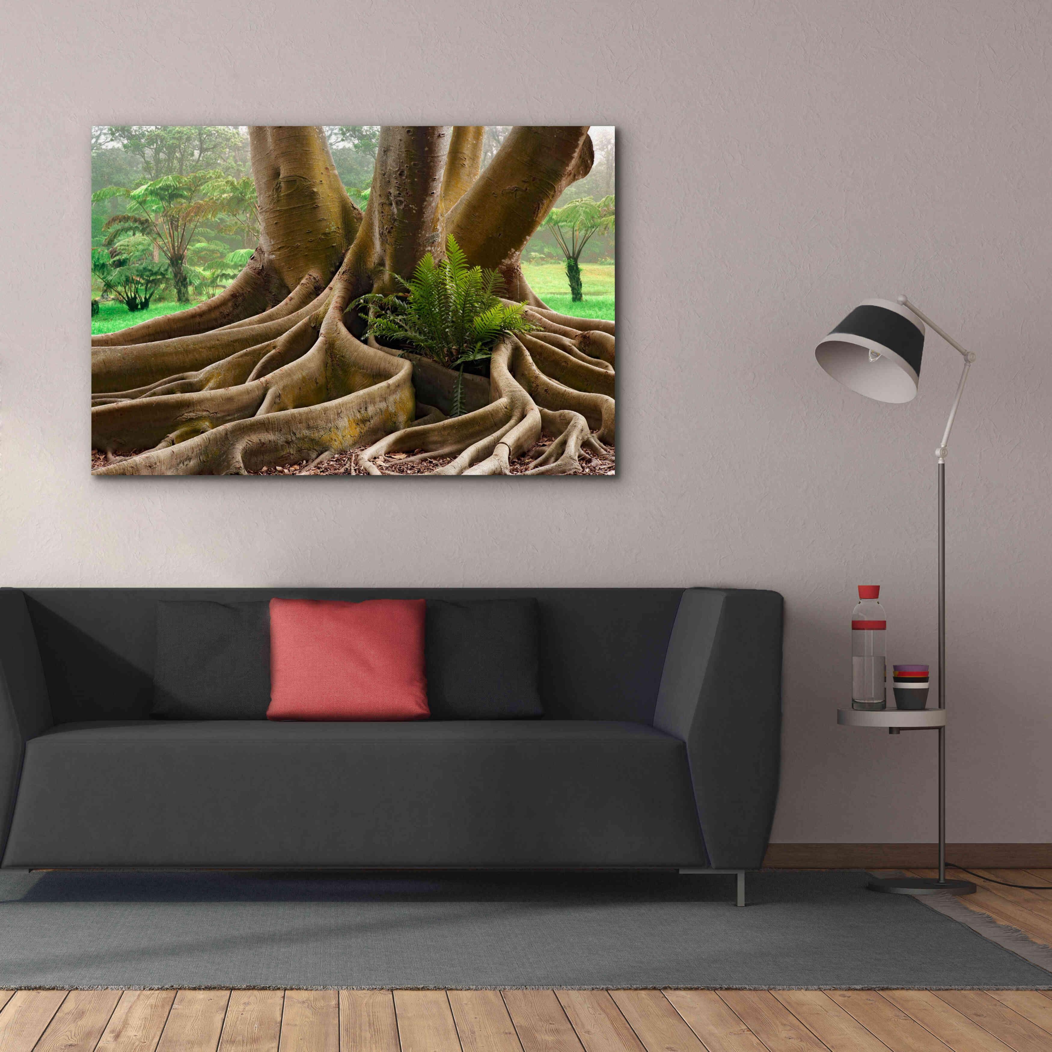 'Roots Sarasots Big Tree' by Mike Jones, Giclee Canvas Wall Art,60 x 40