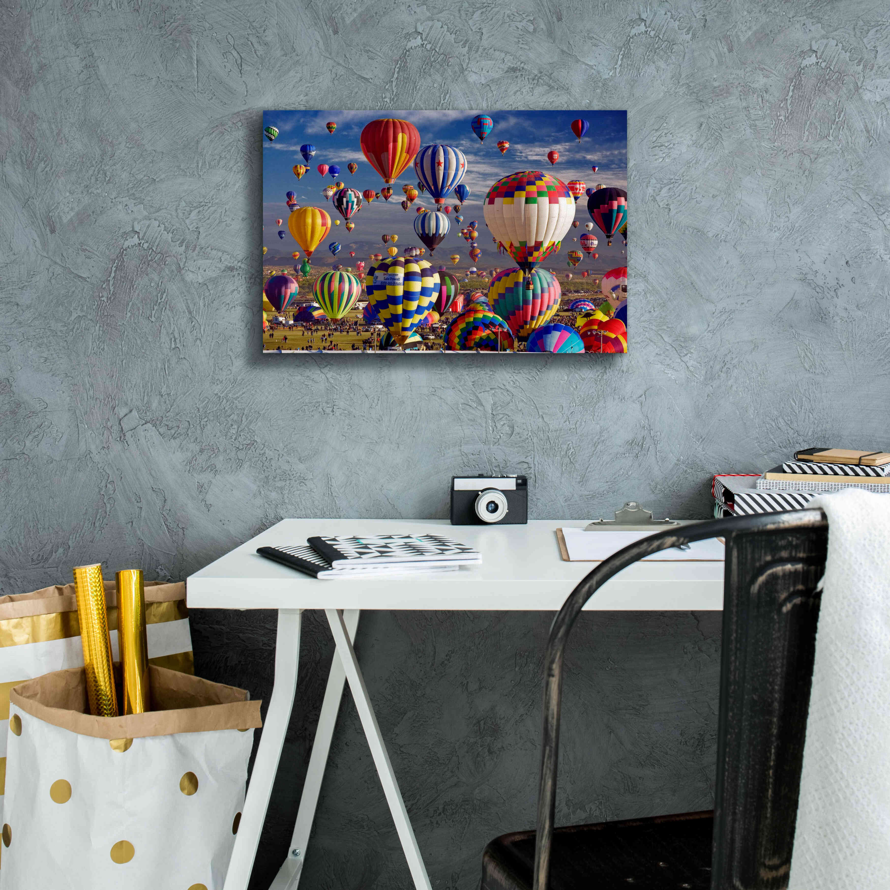 'Saturday Th' by Mike Jones, Giclee Canvas Wall Art,18 x 12