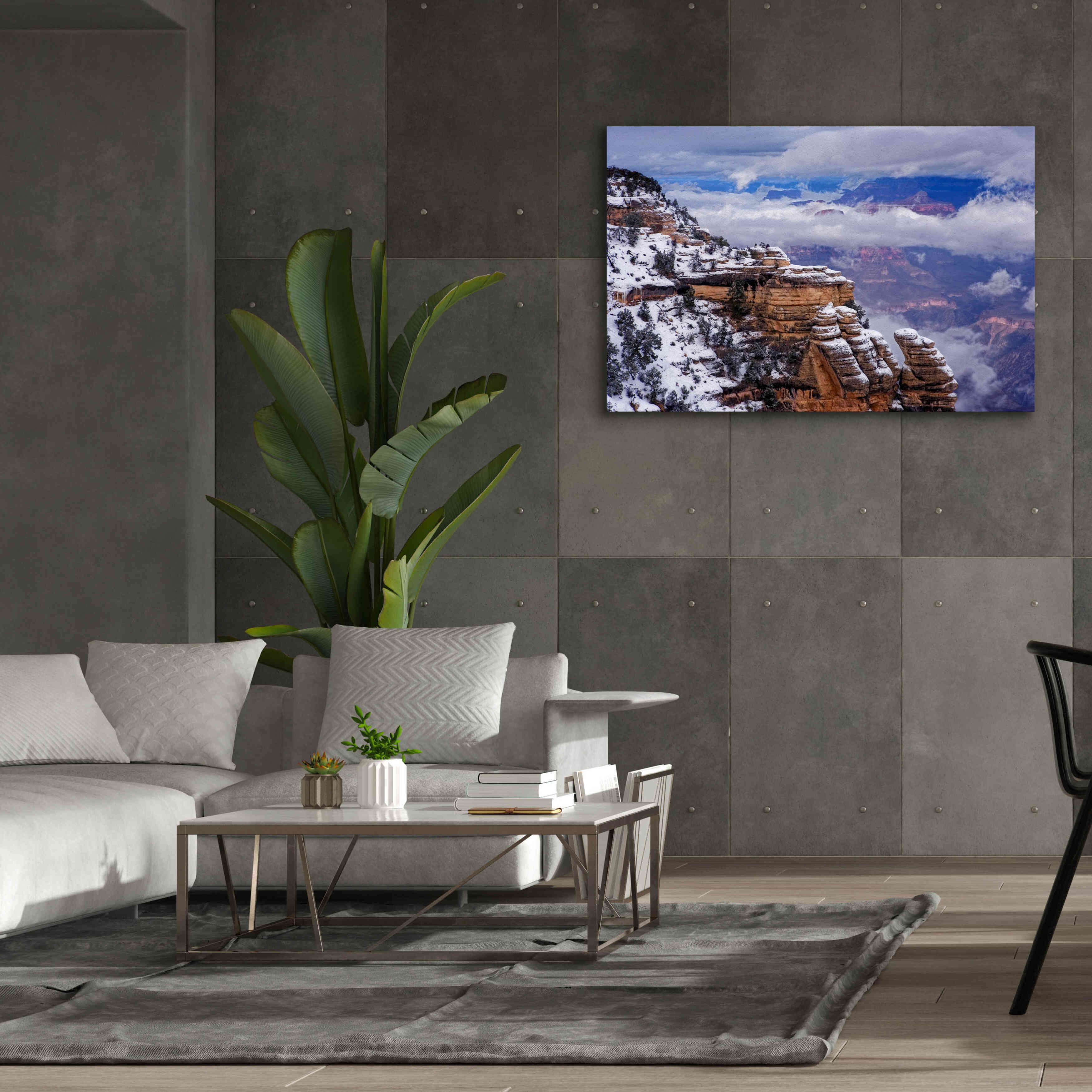 'Storm Clouds Mather Point' by Mike Jones, Giclee Canvas Wall Art,60 x 40