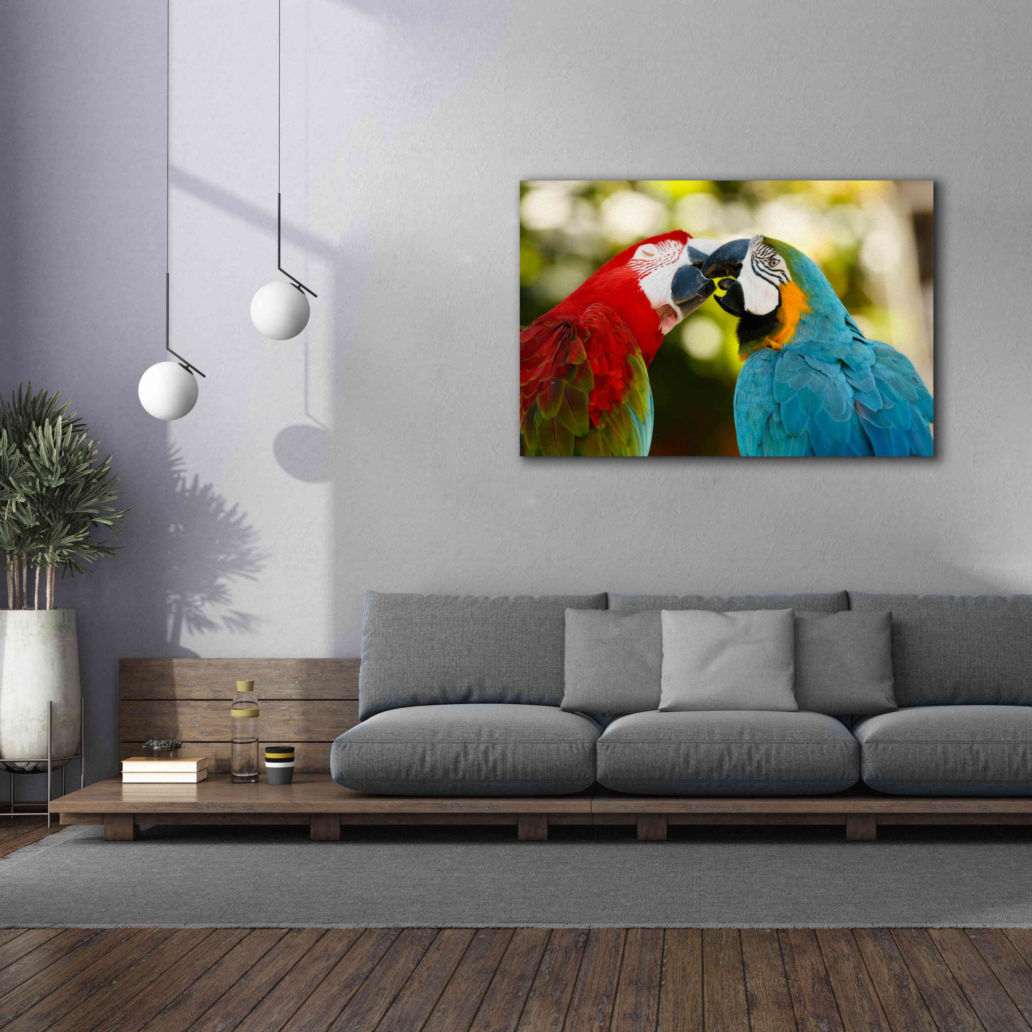 'The Kiss' by Mike Jones, Giclee Canvas Wall Art,60 x 40