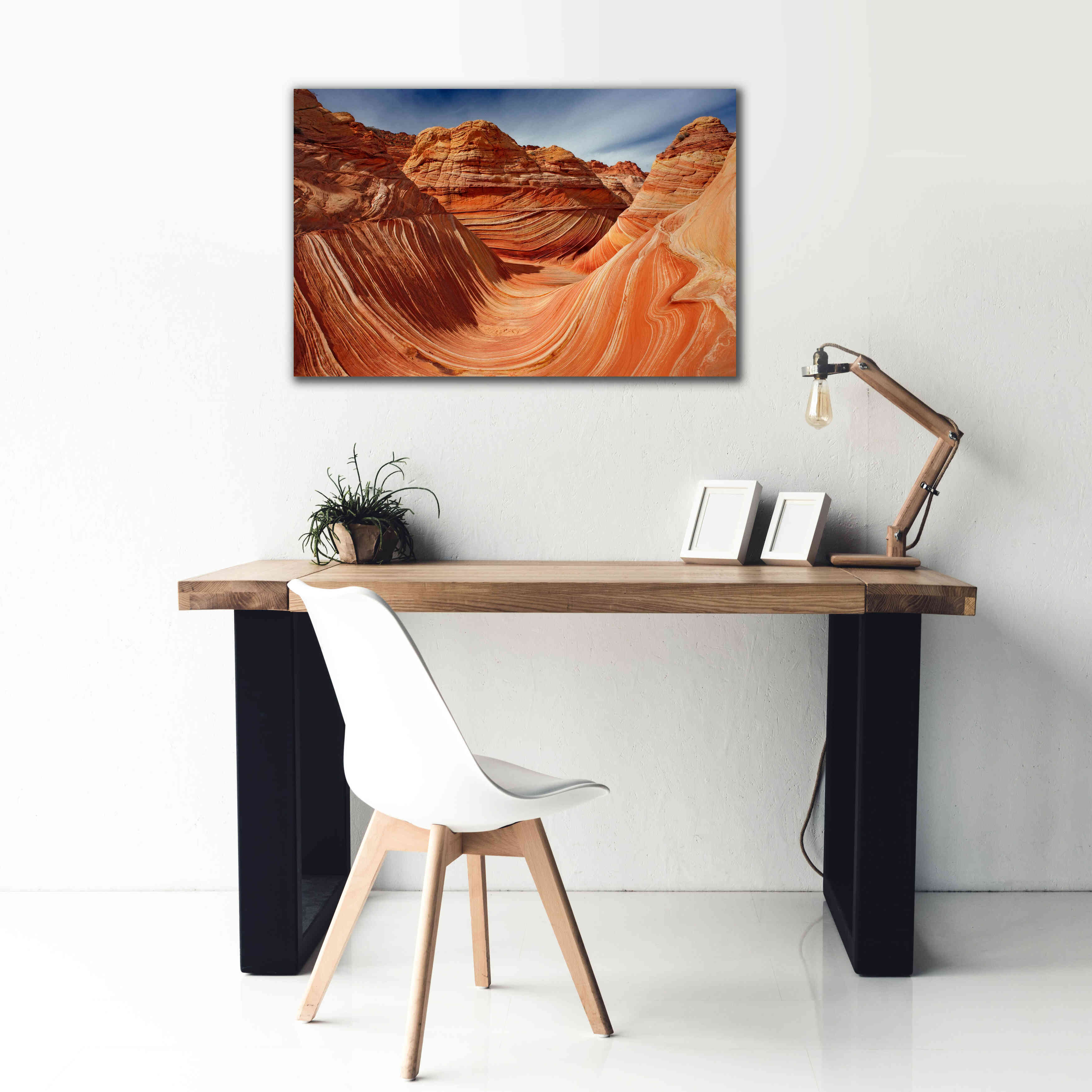 'The Wave Classic View' by Mike Jones, Giclee Canvas Wall Art,40 x 26