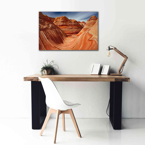 Image of 'The Wave Classic View' by Mike Jones, Giclee Canvas Wall Art,40 x 26