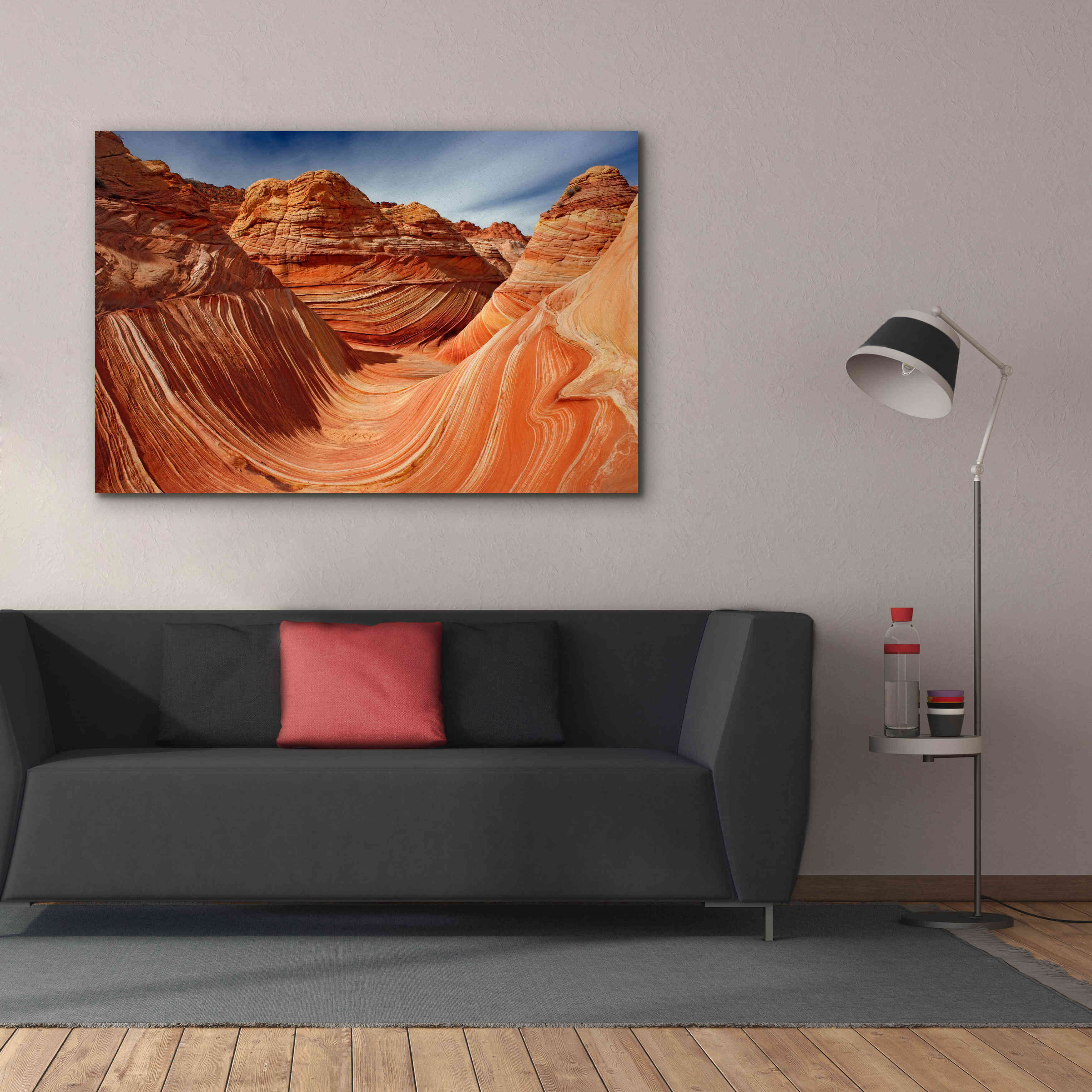 'The Wave Classic View' by Mike Jones, Giclee Canvas Wall Art,60 x 40