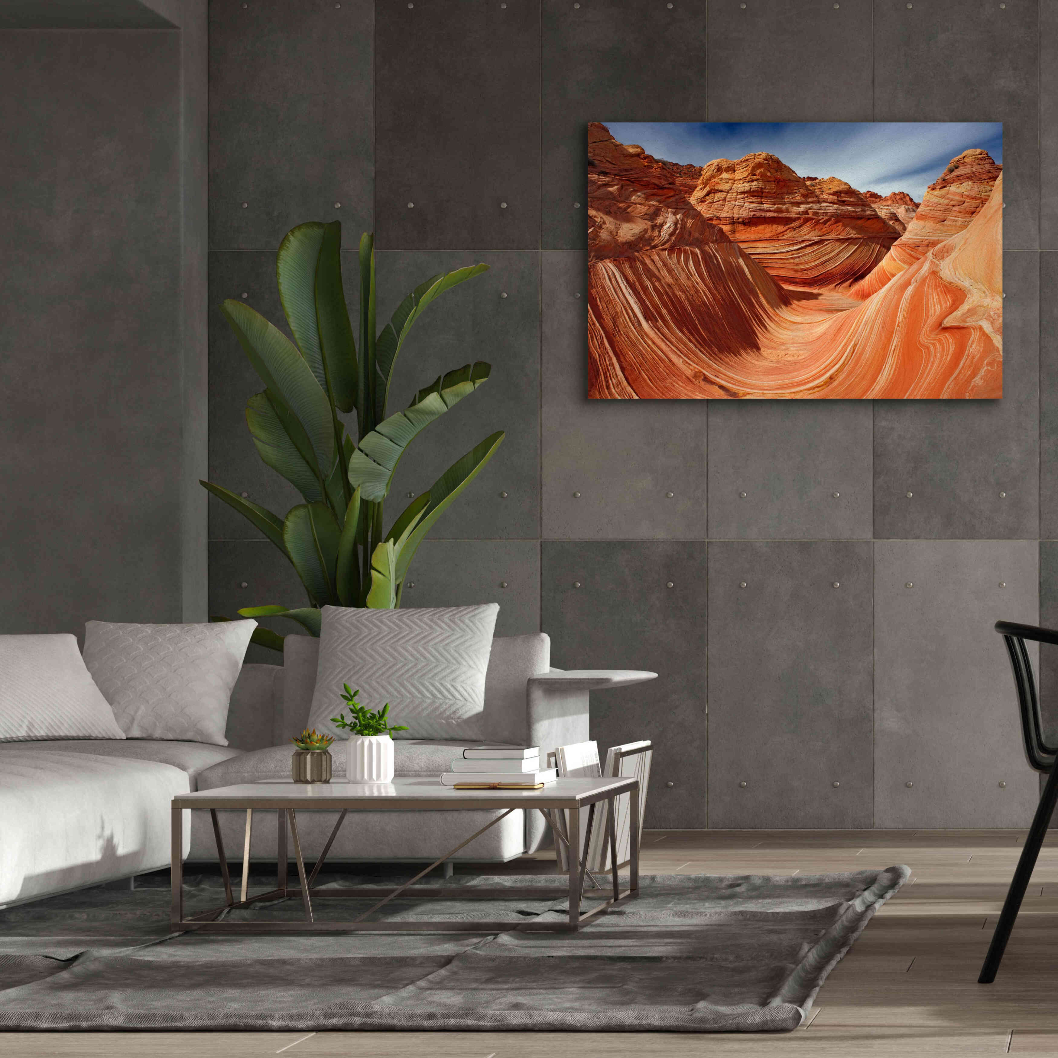 'The Wave Classic View' by Mike Jones, Giclee Canvas Wall Art,60 x 40