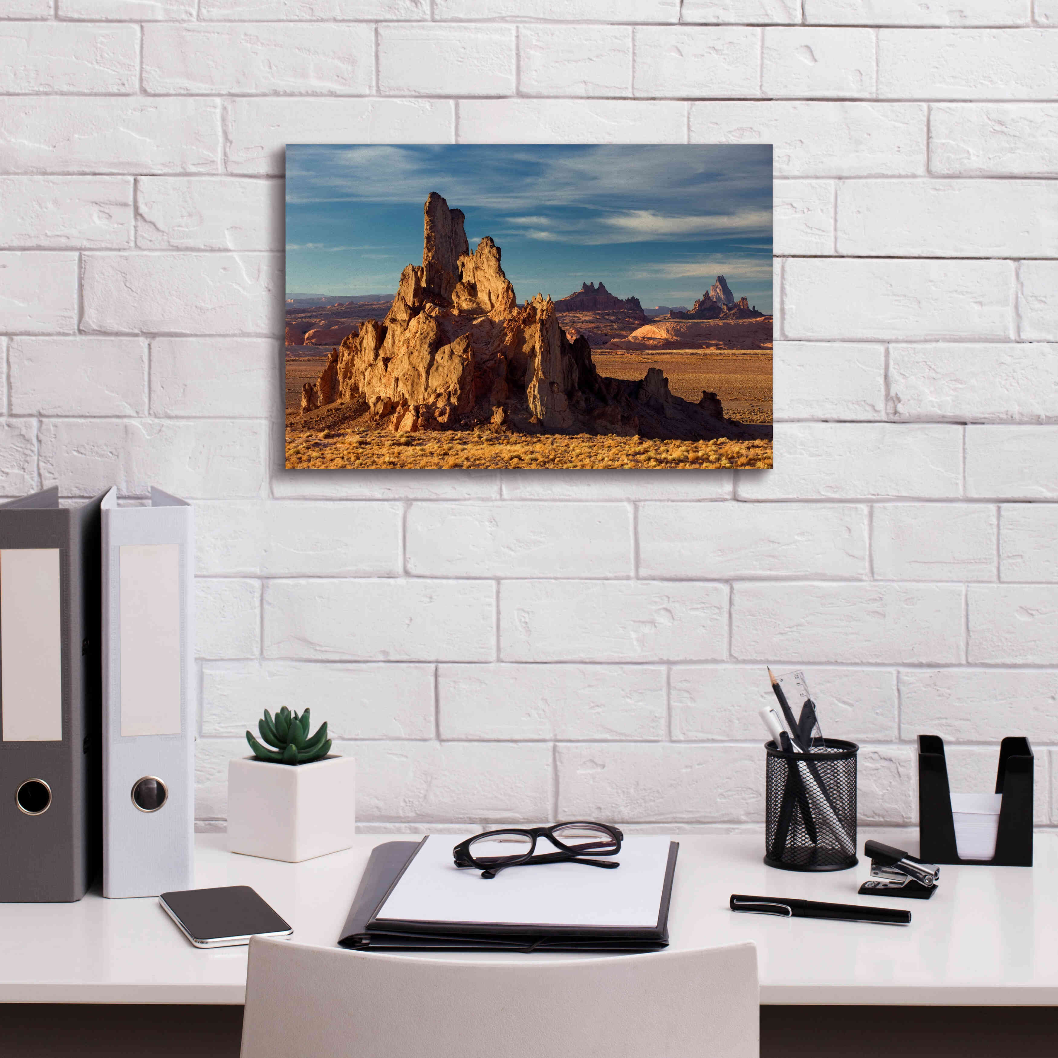 'Agathia Peak Rock' by Mike Jones, Giclee Canvas Wall Art,18 x 12