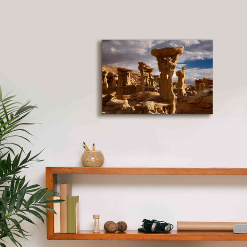 Image of 'Ah She Sle Pah Alien Throne' by Mike Jones, Giclee Canvas Wall Art,18 x 12