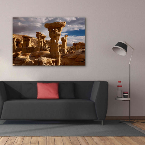 Image of 'Ah She Sle Pah Alien Throne' by Mike Jones, Giclee Canvas Wall Art,60 x 40
