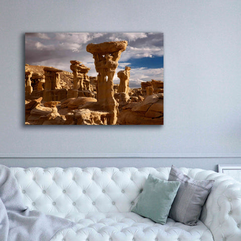 Image of 'Ah She Sle Pah Alien Throne' by Mike Jones, Giclee Canvas Wall Art,60 x 40