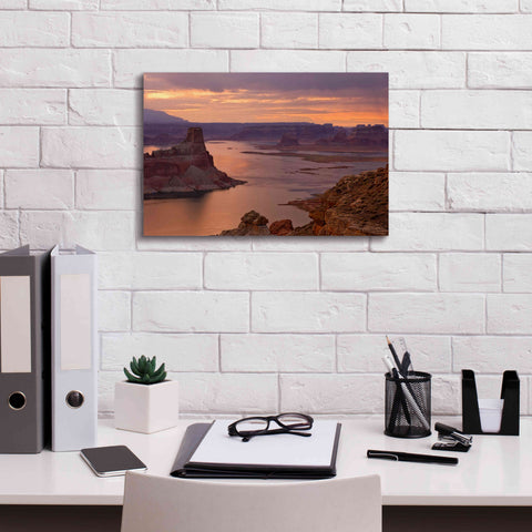 Image of 'Alstrom Point Sunrise' by Mike Jones, Giclee Canvas Wall Art,18 x 12
