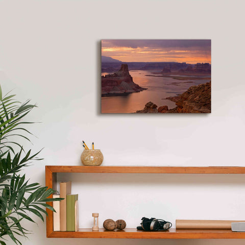 Image of 'Alstrom Point Sunrise' by Mike Jones, Giclee Canvas Wall Art,18 x 12