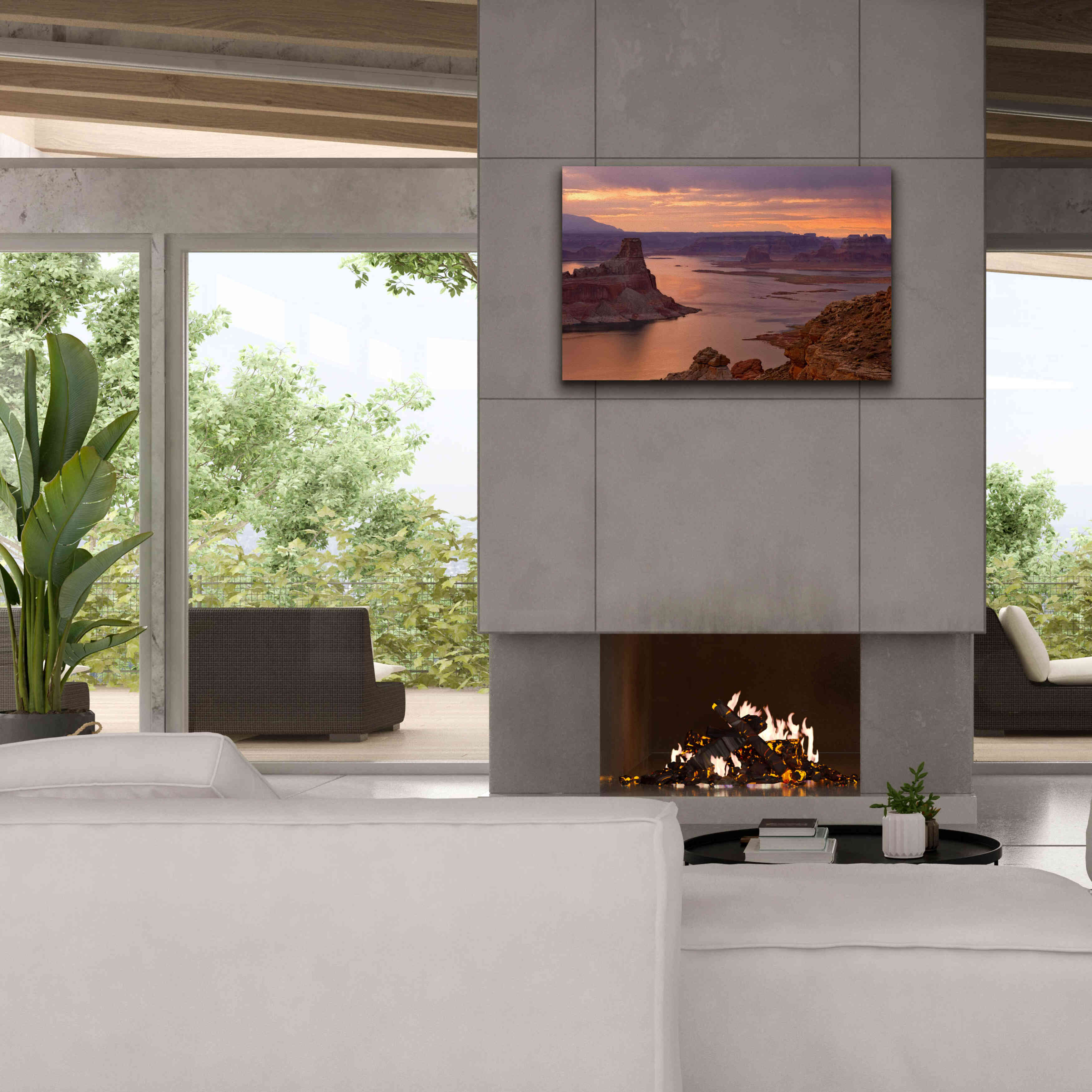 'Alstrom Point Sunrise' by Mike Jones, Giclee Canvas Wall Art,40 x 26