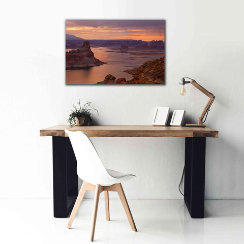 Image of 'Alstrom Point Sunrise' by Mike Jones, Giclee Canvas Wall Art,40 x 26