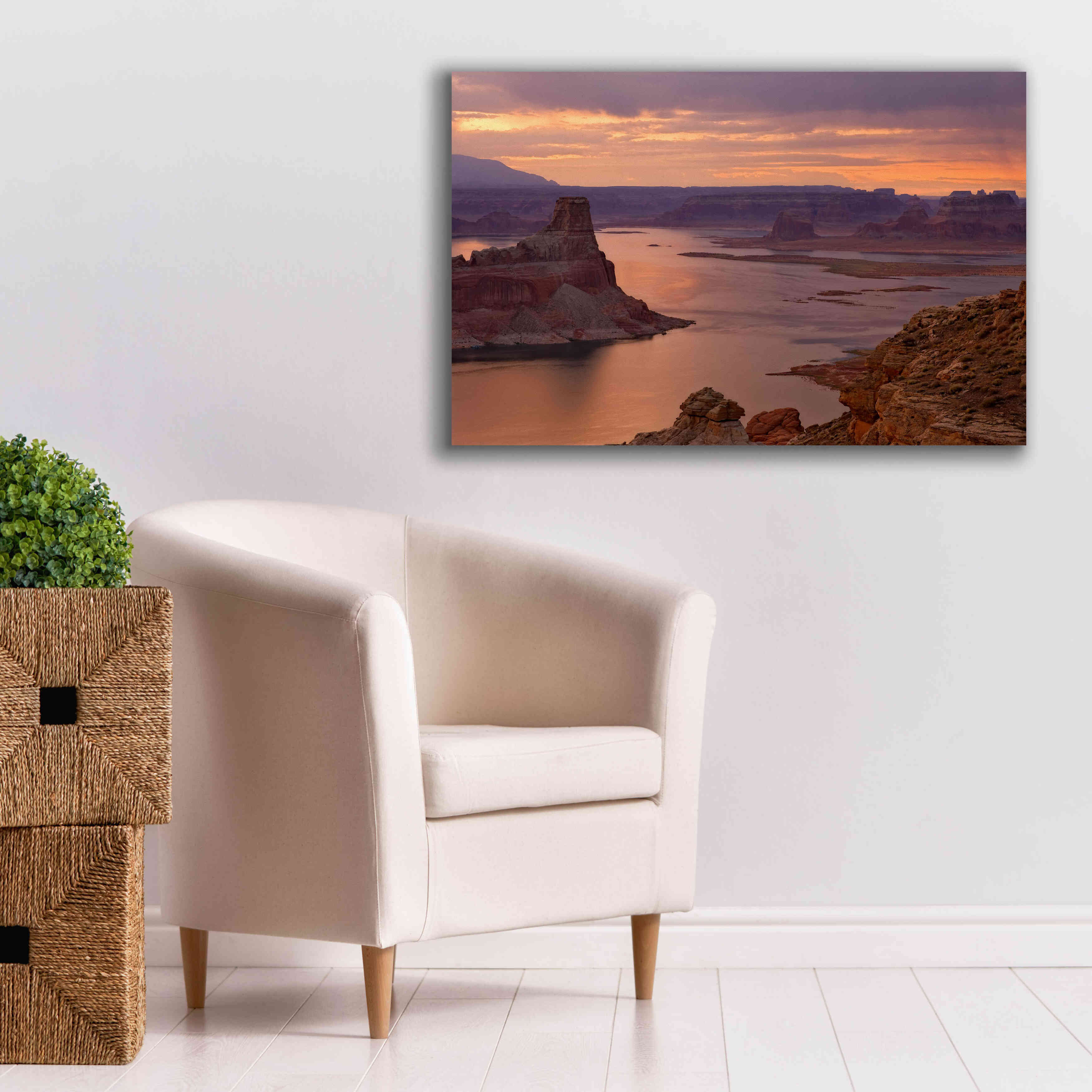 'Alstrom Point Sunrise' by Mike Jones, Giclee Canvas Wall Art,40 x 26