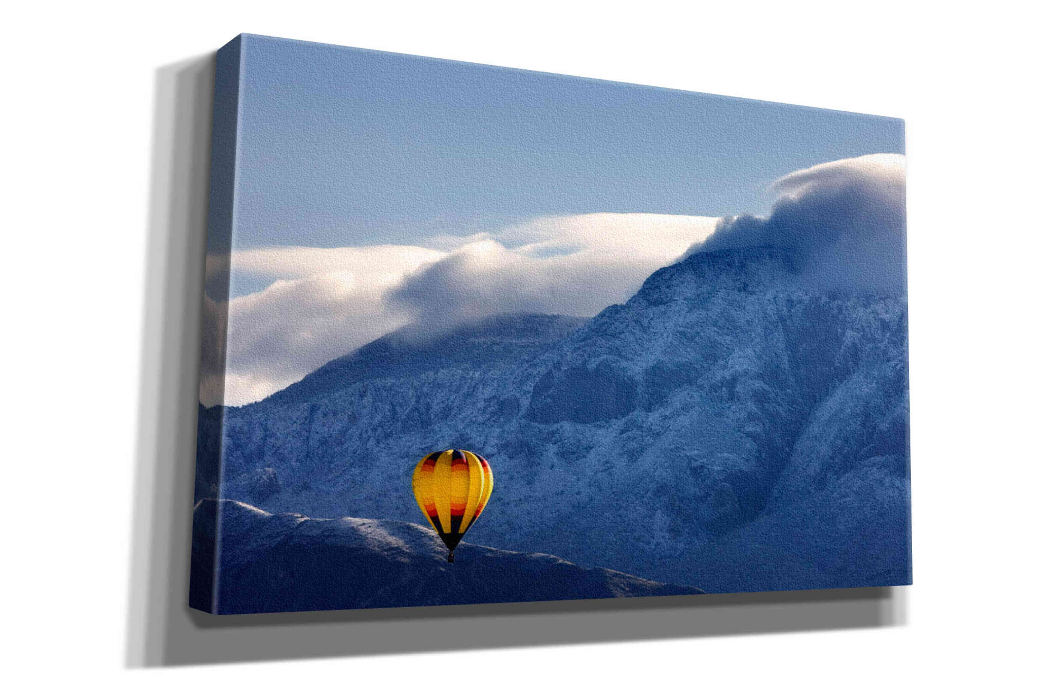 'Balloon Fiesta Snow' by Mike Jones, Giclee Canvas Wall Art