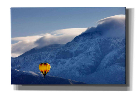 Image of 'Balloon Fiesta Snow' by Mike Jones, Giclee Canvas Wall Art