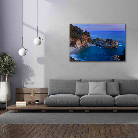 Image of 'Big Sur McWay Falls' by Mike Jones, Giclee Canvas Wall Art,60 x 40