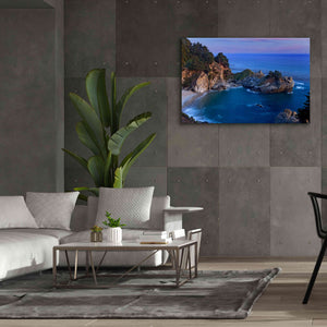 'Big Sur McWay Falls' by Mike Jones, Giclee Canvas Wall Art,60 x 40