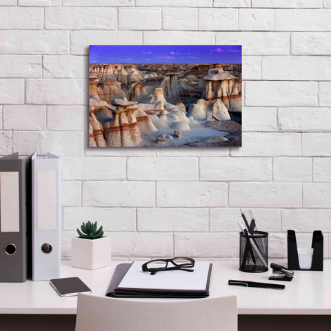 Image of 'Bisti Badlands' by Mike Jones, Giclee Canvas Wall Art,18 x 12