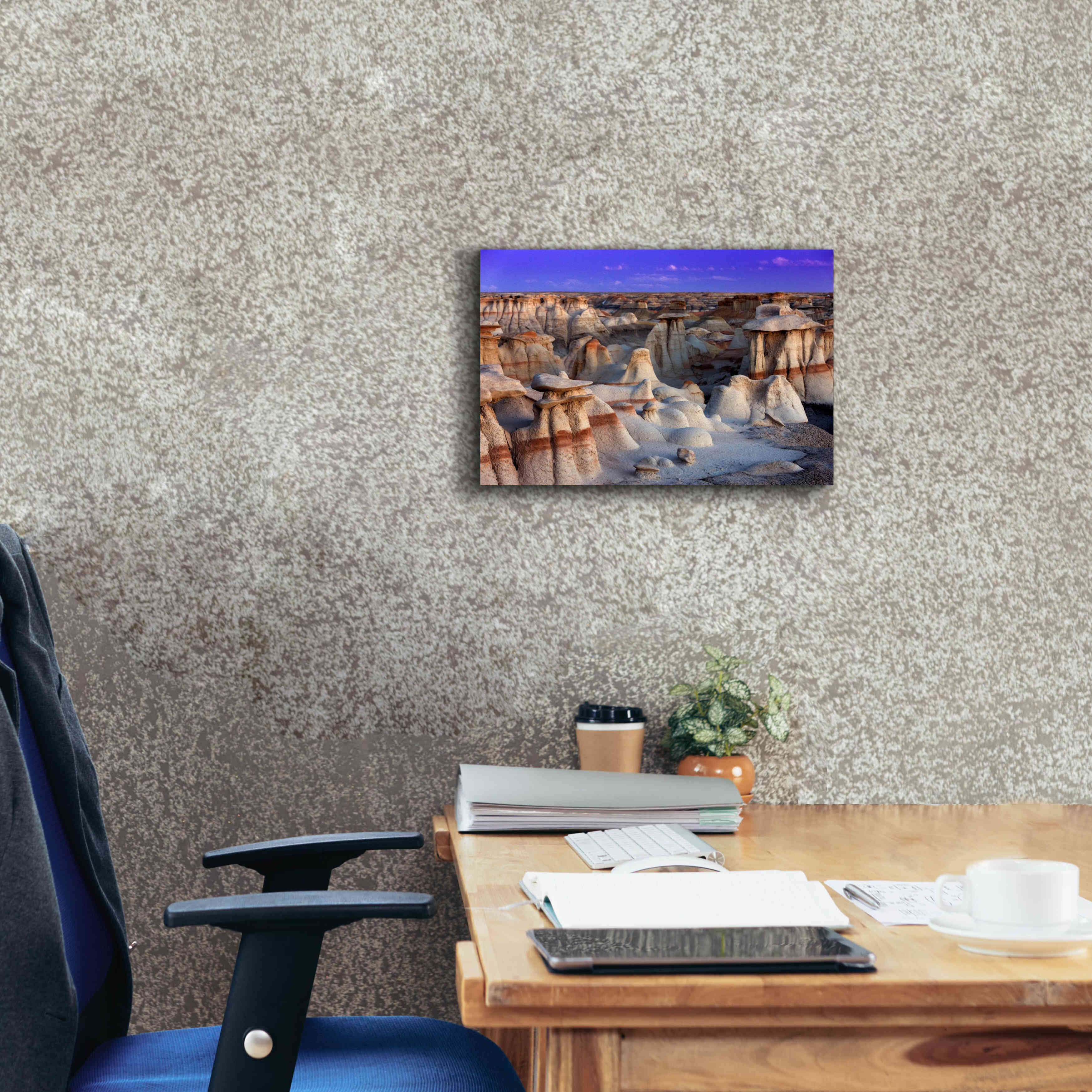 'Bisti Badlands' by Mike Jones, Giclee Canvas Wall Art,18 x 12