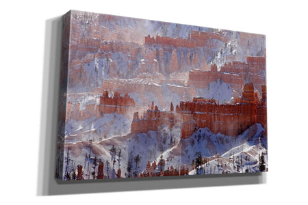 'Bryce Telephoto Snow' by Mike Jones, Giclee Canvas Wall Art