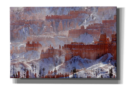 'Bryce Telephoto Snow' by Mike Jones, Giclee Canvas Wall Art