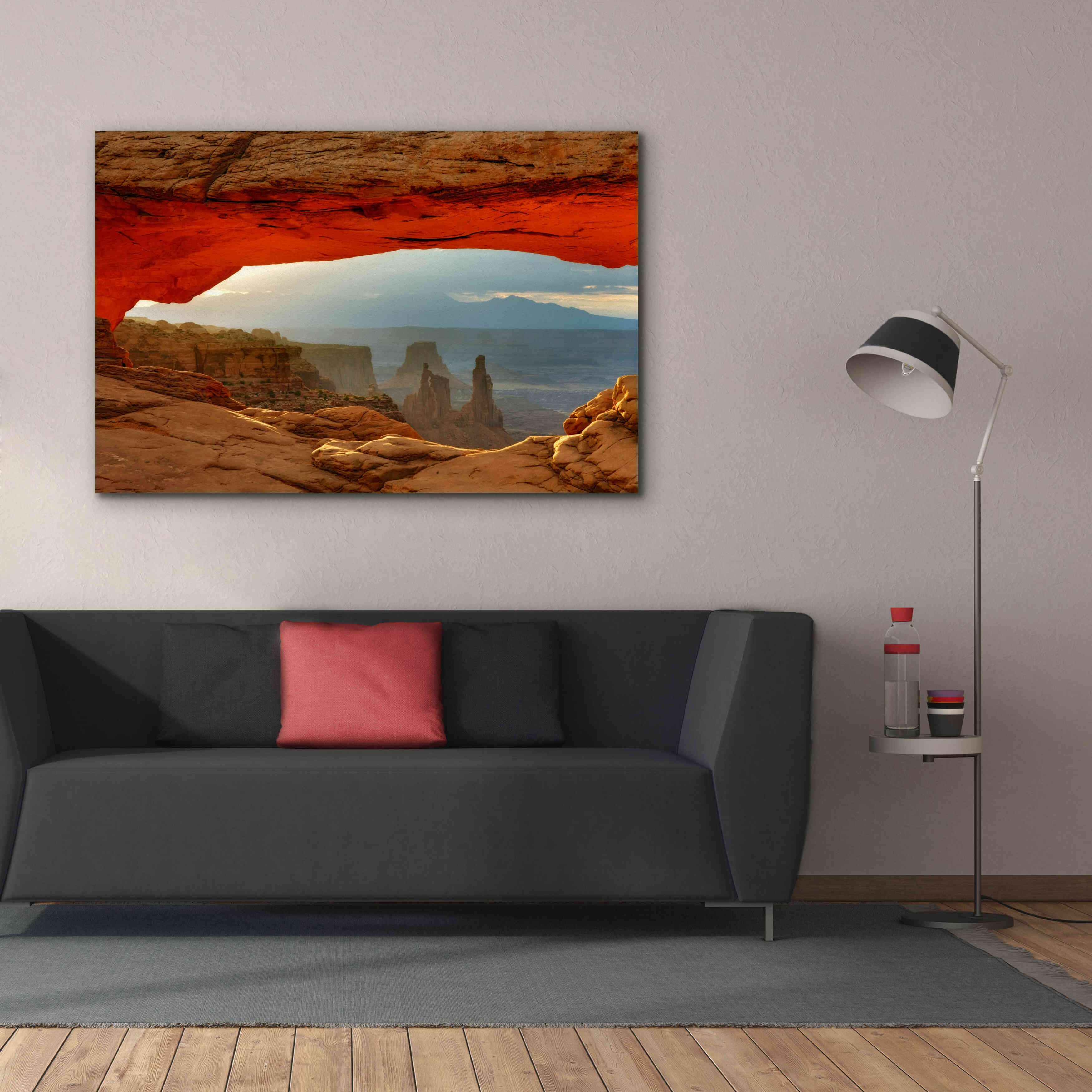 'Canyonlands Mesa Arch' by Mike Jones, Giclee Canvas Wall Art,60 x 40