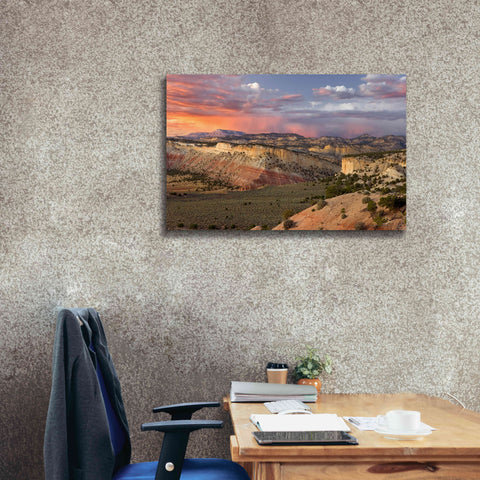 Image of 'Cottonwood Canyon Rd' by Mike Jones, Giclee Canvas Wall Art,40 x 26