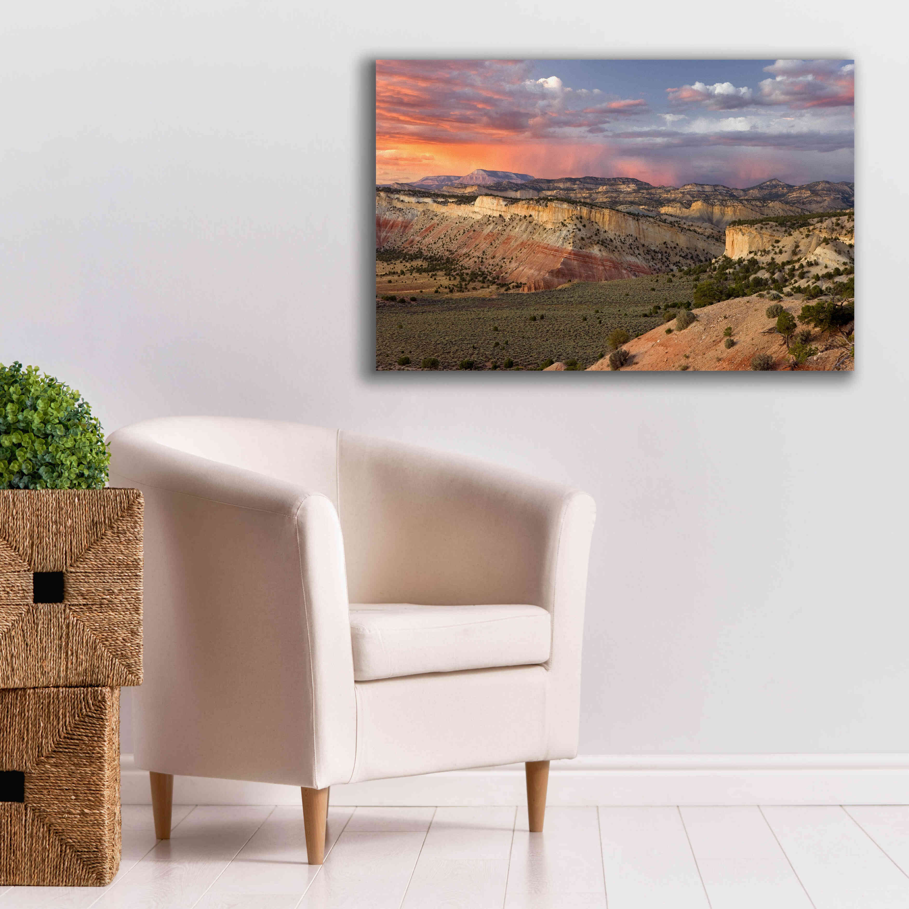'Cottonwood Canyon Rd' by Mike Jones, Giclee Canvas Wall Art,40 x 26