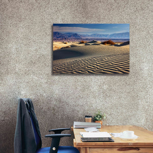 'Death Valley Mesquite Dunes' by Mike Jones, Giclee Canvas Wall Art,40 x 26
