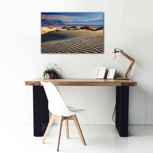 'Death Valley Mesquite Dunes' by Mike Jones, Giclee Canvas Wall Art,40 x 26